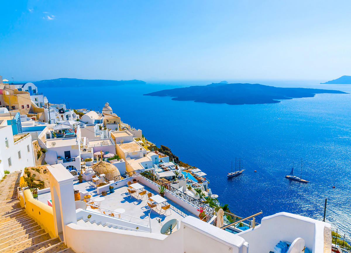 Một thoáng Santorini bên hồ Nhĩ Hải