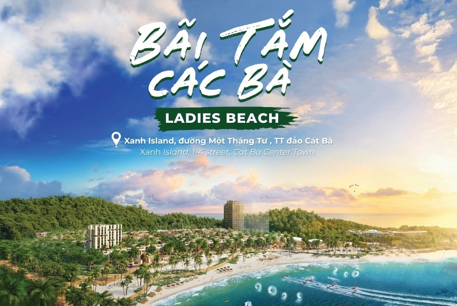 Ladies Beach – Điểm du lịch mới toanh trên đảo Cát Bà hè 2025 đầy hấp dẫn.